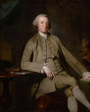 Portrait Of A Gentleman Seated Probably William Suddel Of Lancaster by George Romney