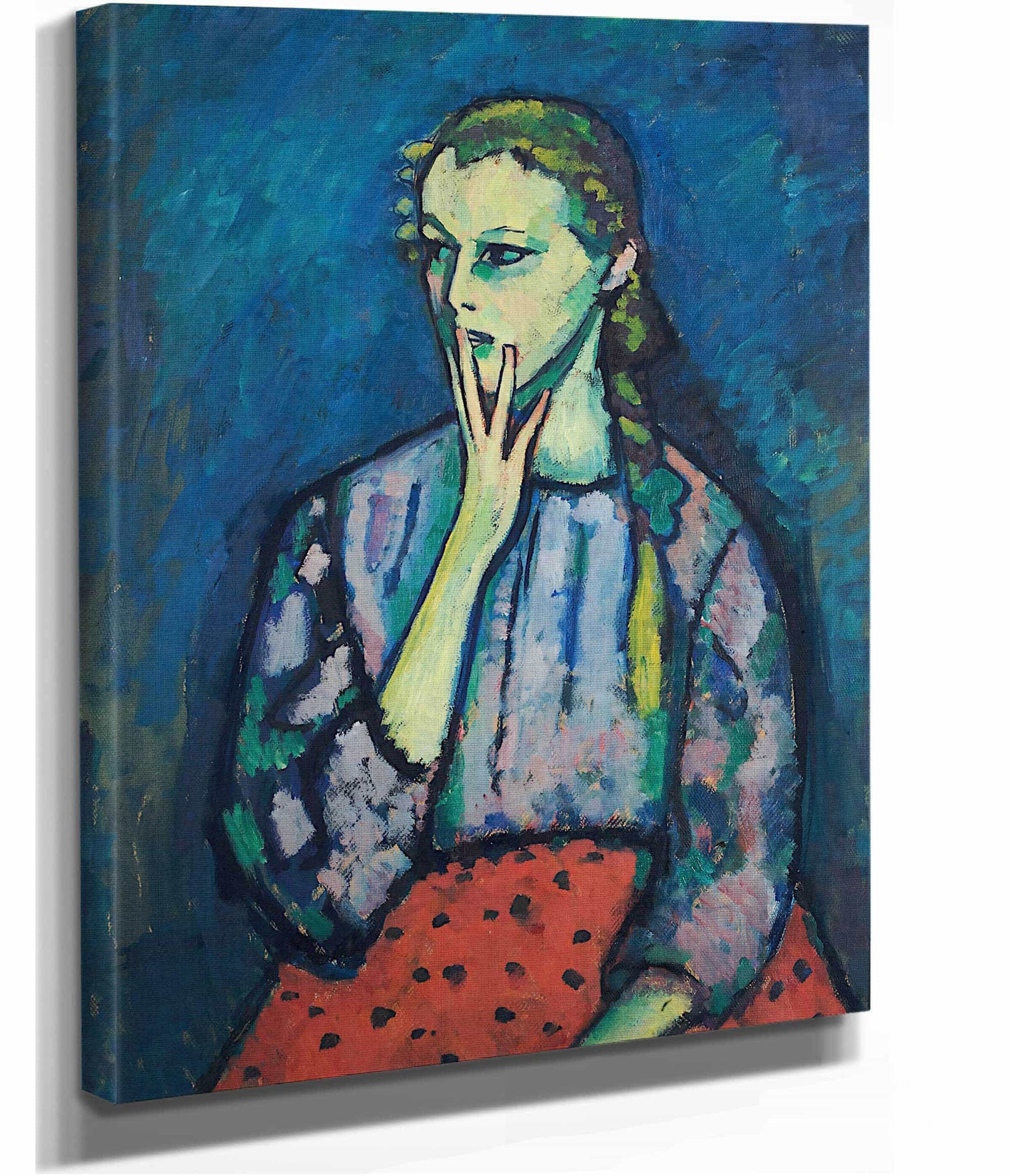 Portrait Of A Girl by Alexej Von Jawlensky