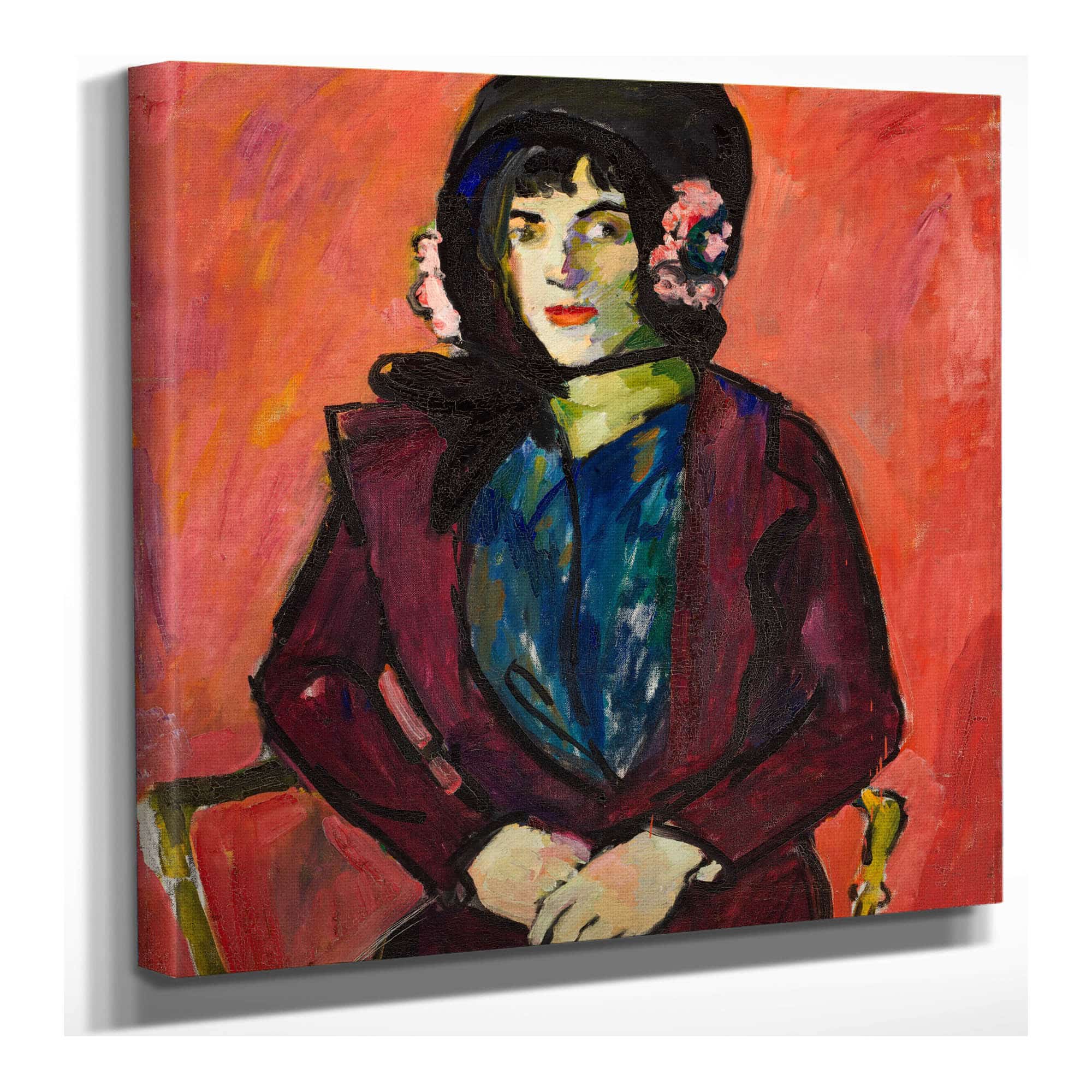Portrait Of A Girl by Henry Lyman Sayen