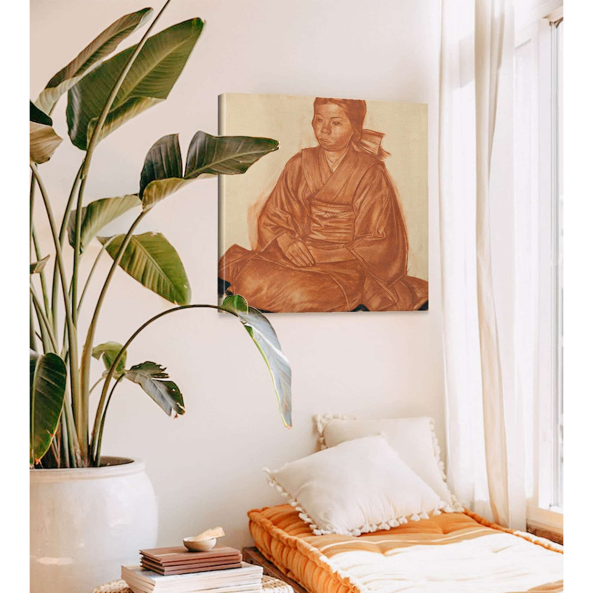 Portrait Of A Japanese Girl by Alexander Evgenievich Yakovlev