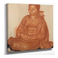 Portrait Of A Japanese Girl by Alexander Evgenievich Yakovlev