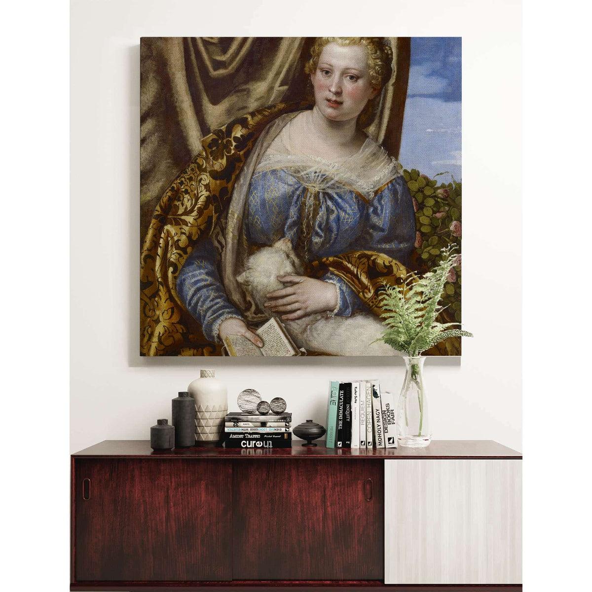 Portrait Of A Lady As Saint Agnes by Paolo Veronese