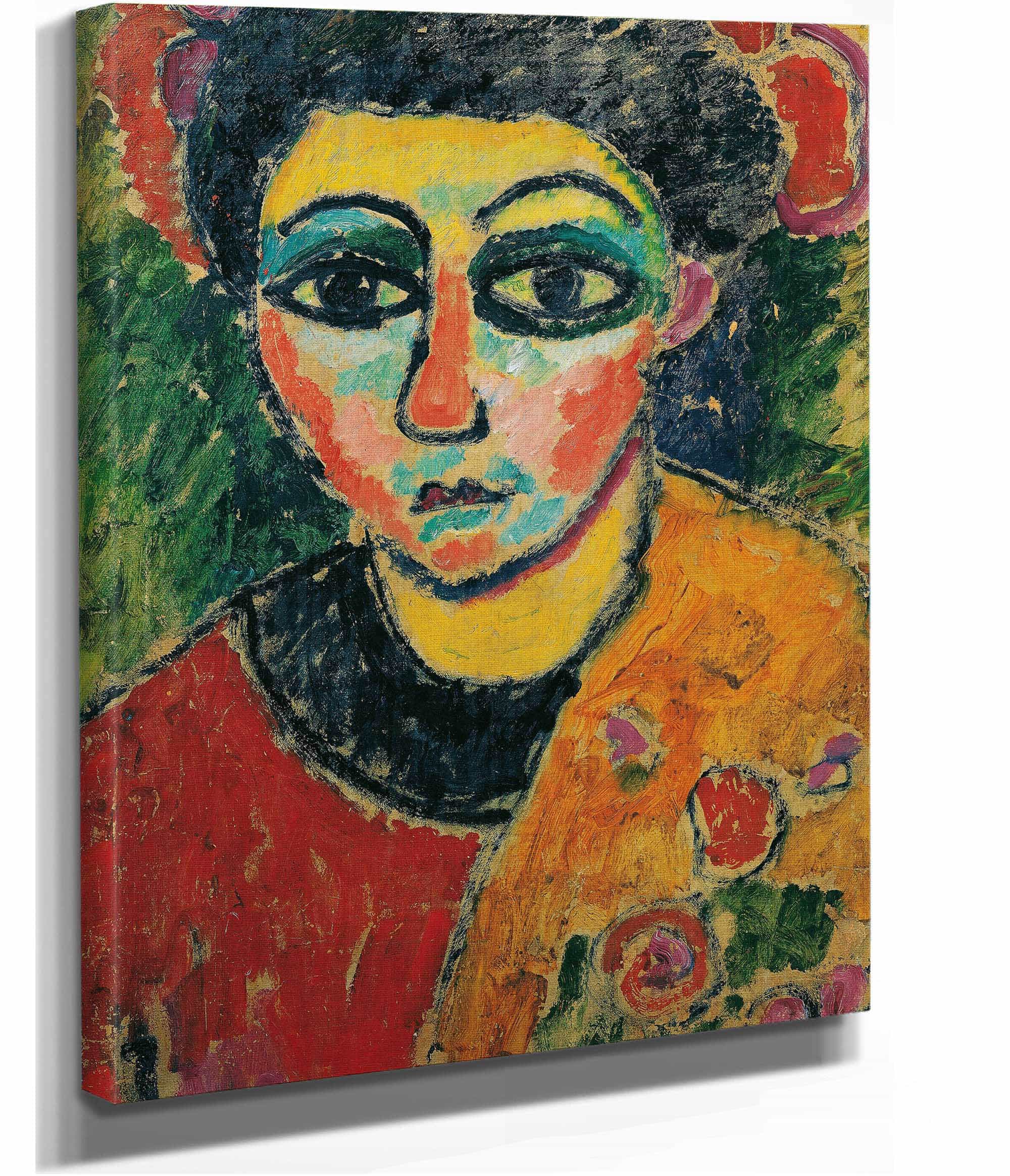 Portrait Of A Lady by Alexej Von Jawlensky