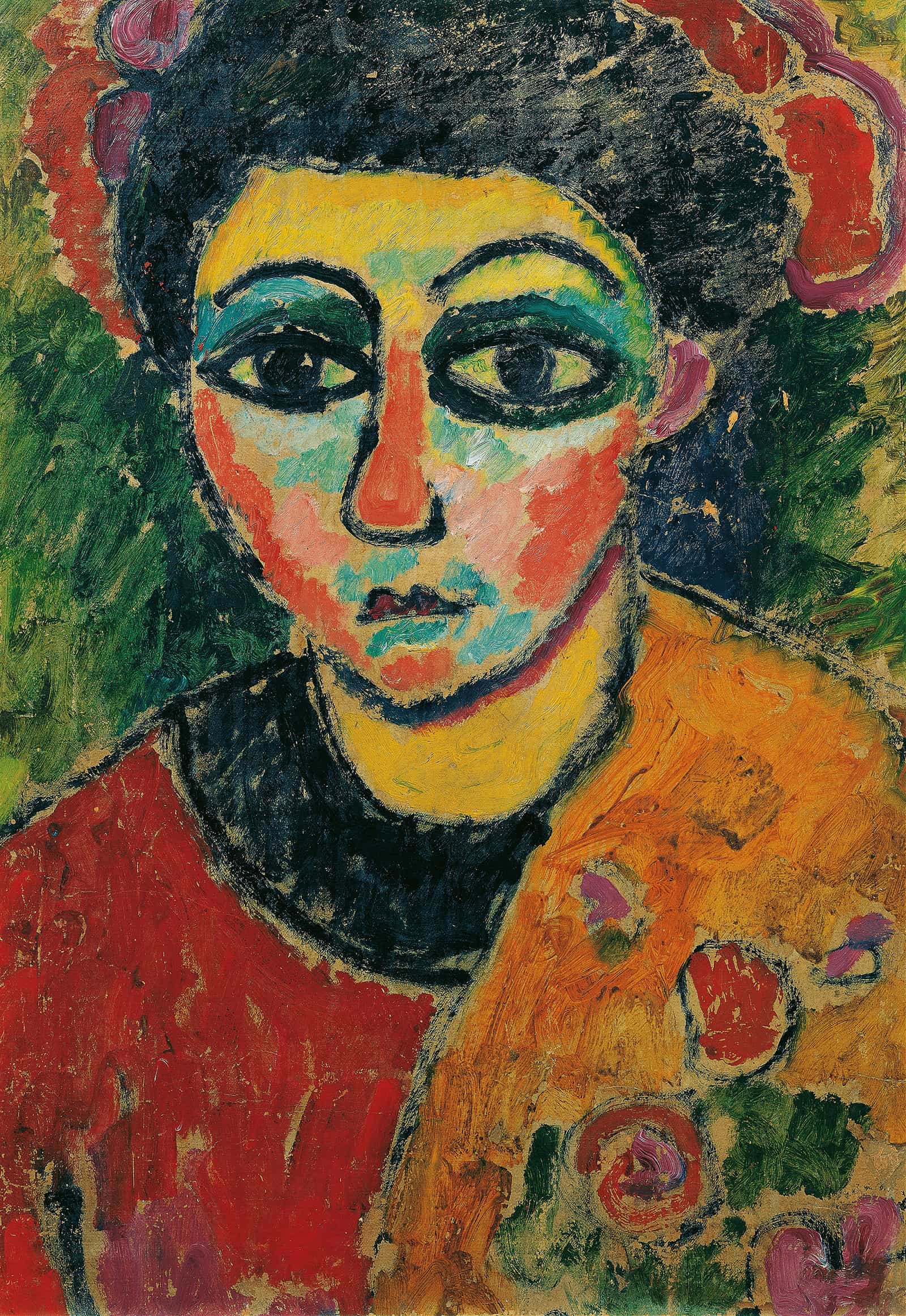 Portrait Of A Lady by Alexej Von Jawlensky