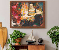 Portrait Of A Lady by Filipp Malyavin