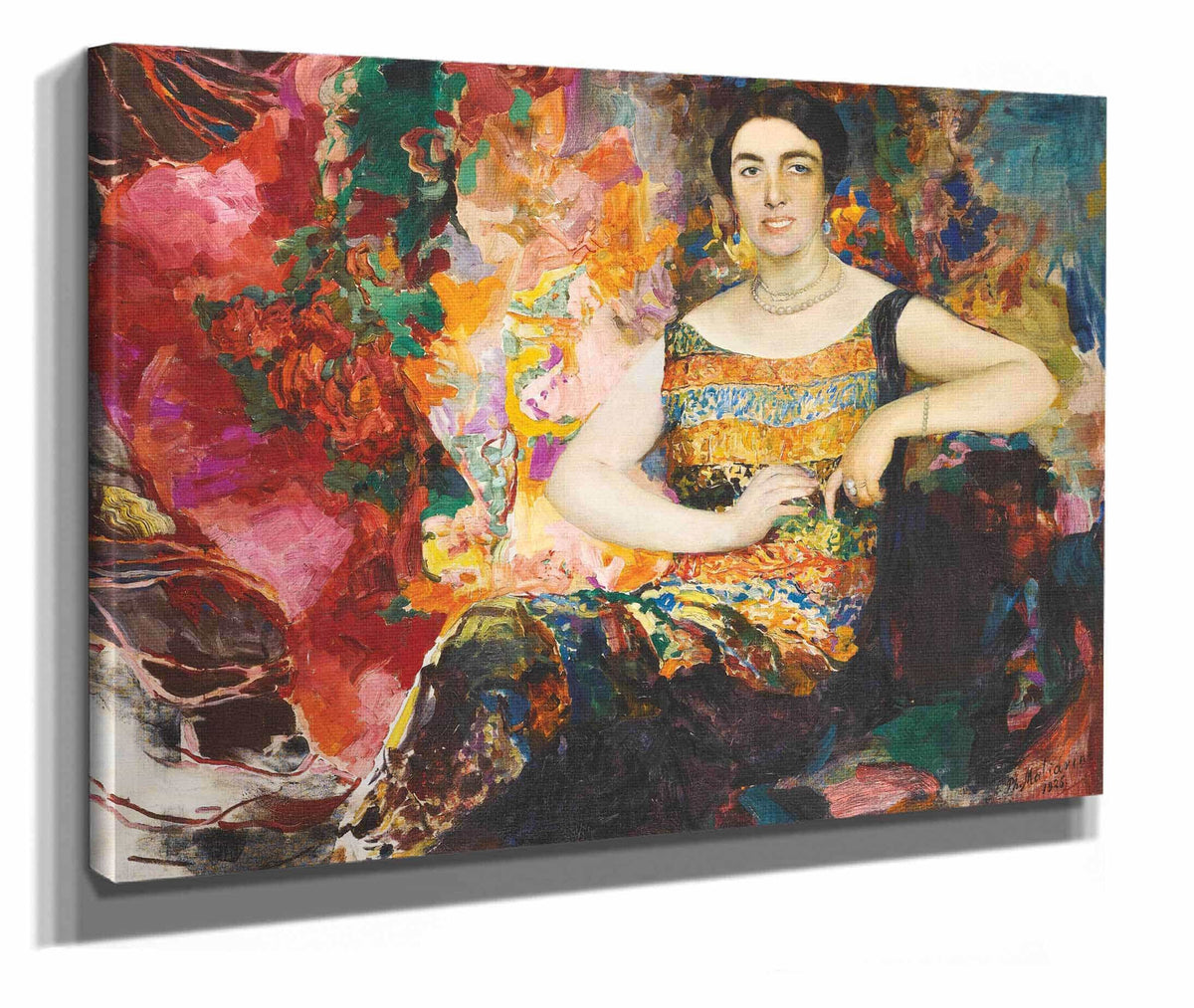 Portrait Of A Lady by Filipp Malyavin