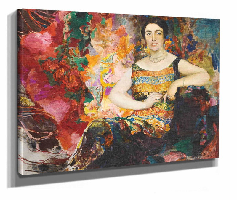 Portrait Of A Lady by Filipp Malyavin