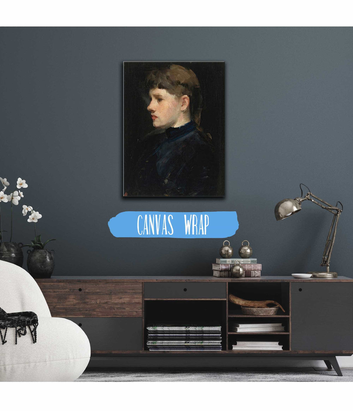 Portrait Of A Lady by Frank Duveneck