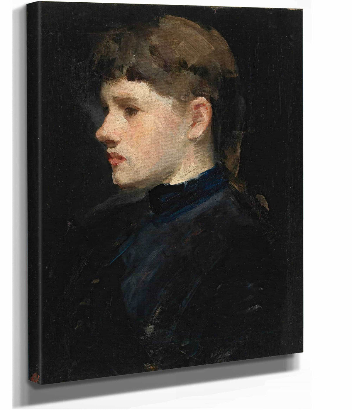 Portrait Of A Lady by Frank Duveneck