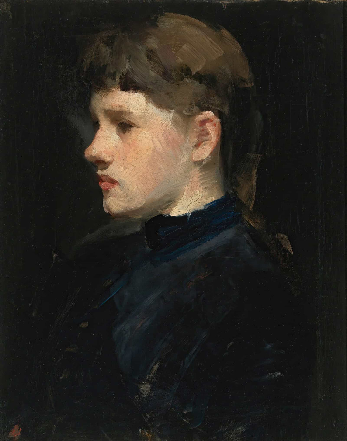 Portrait Of A Lady by Frank Duveneck