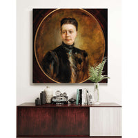 Portrait Of A Lady by Franz Von Lenbach