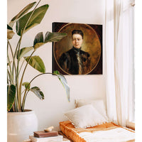 Portrait Of A Lady by Franz Von Lenbach