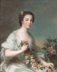 Portrait Of A Lady by Jean Marc Nattier