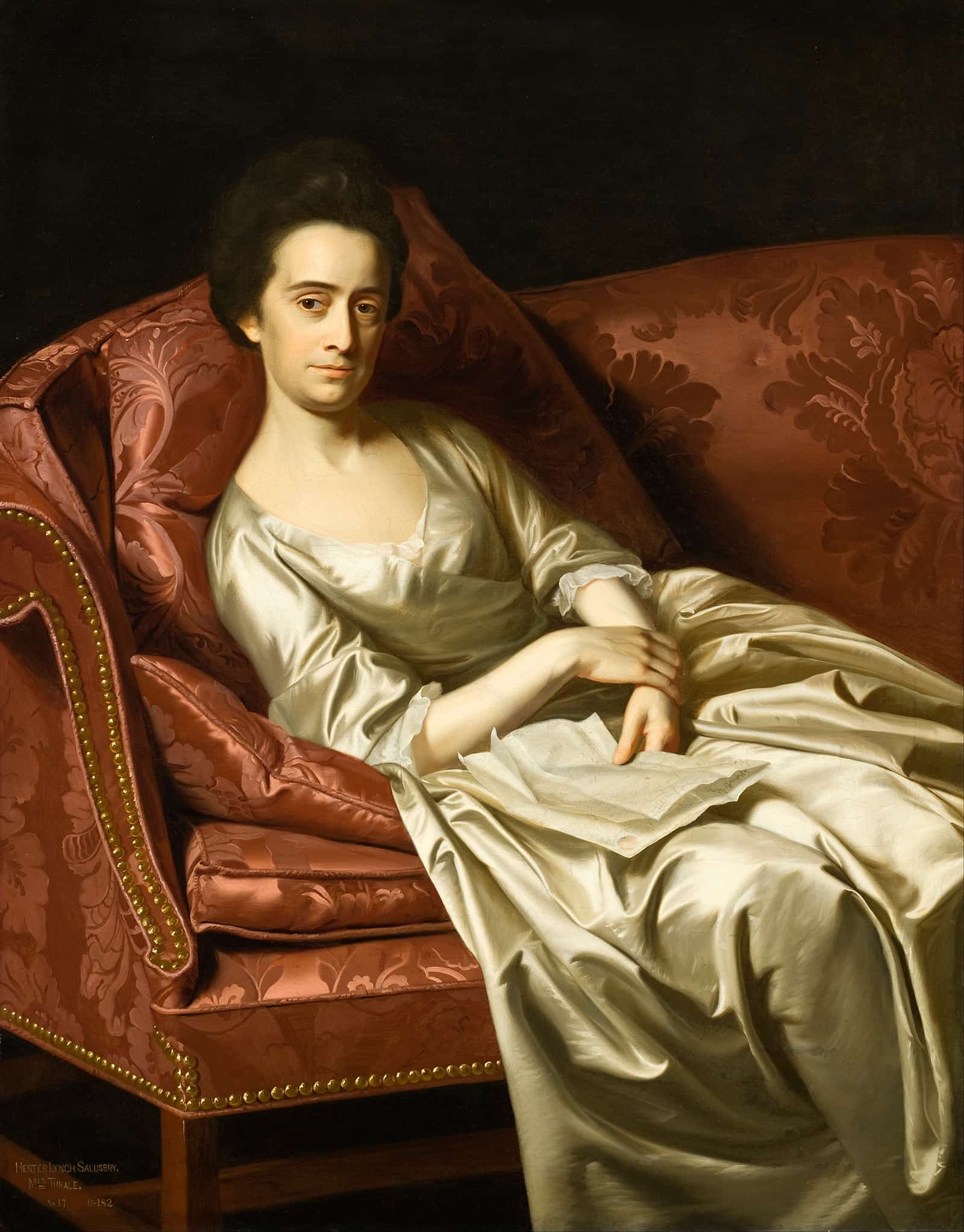 Portrait Of A Lady by John Singleton Copley
