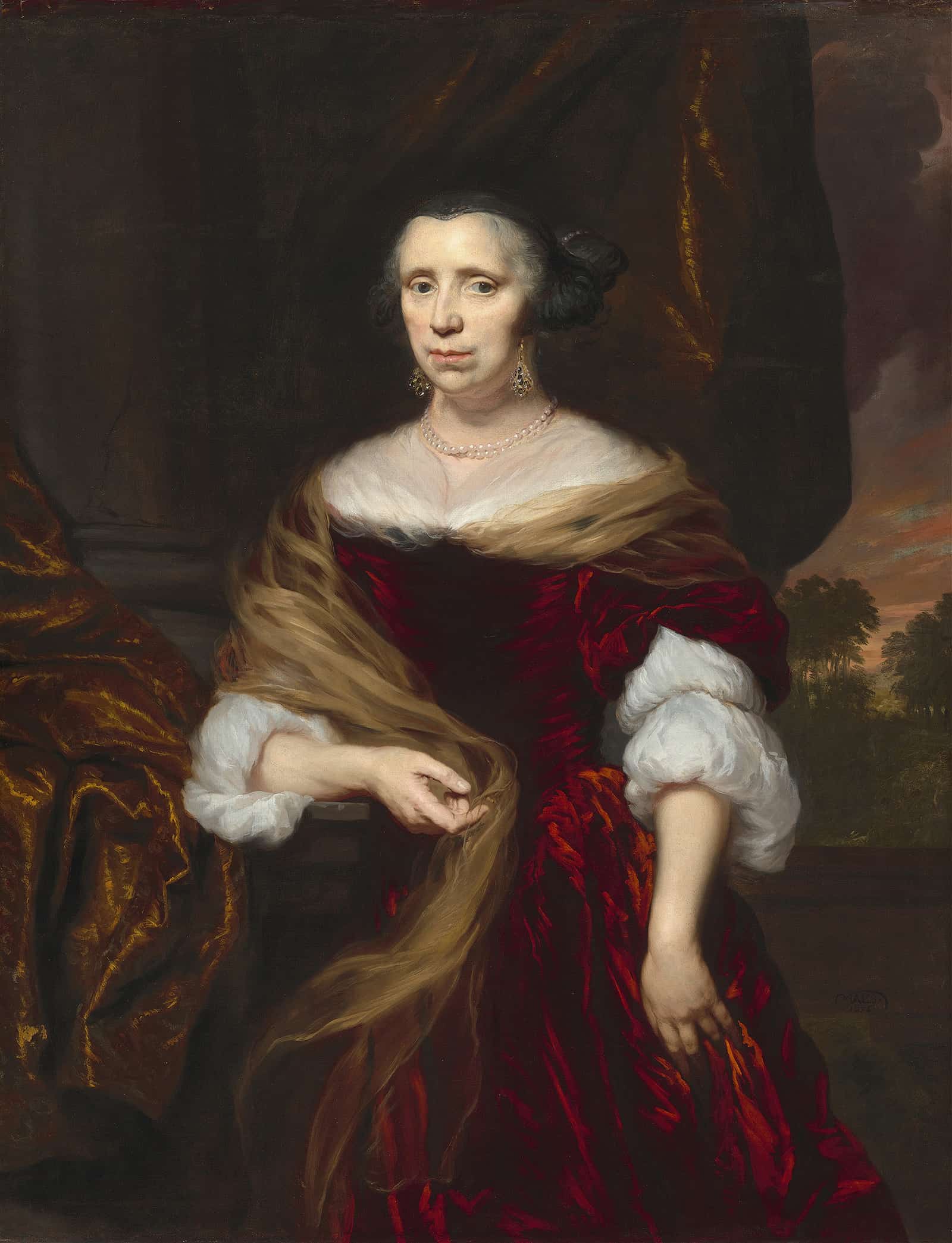 Portrait Of A Lady by Nicolaes Maes