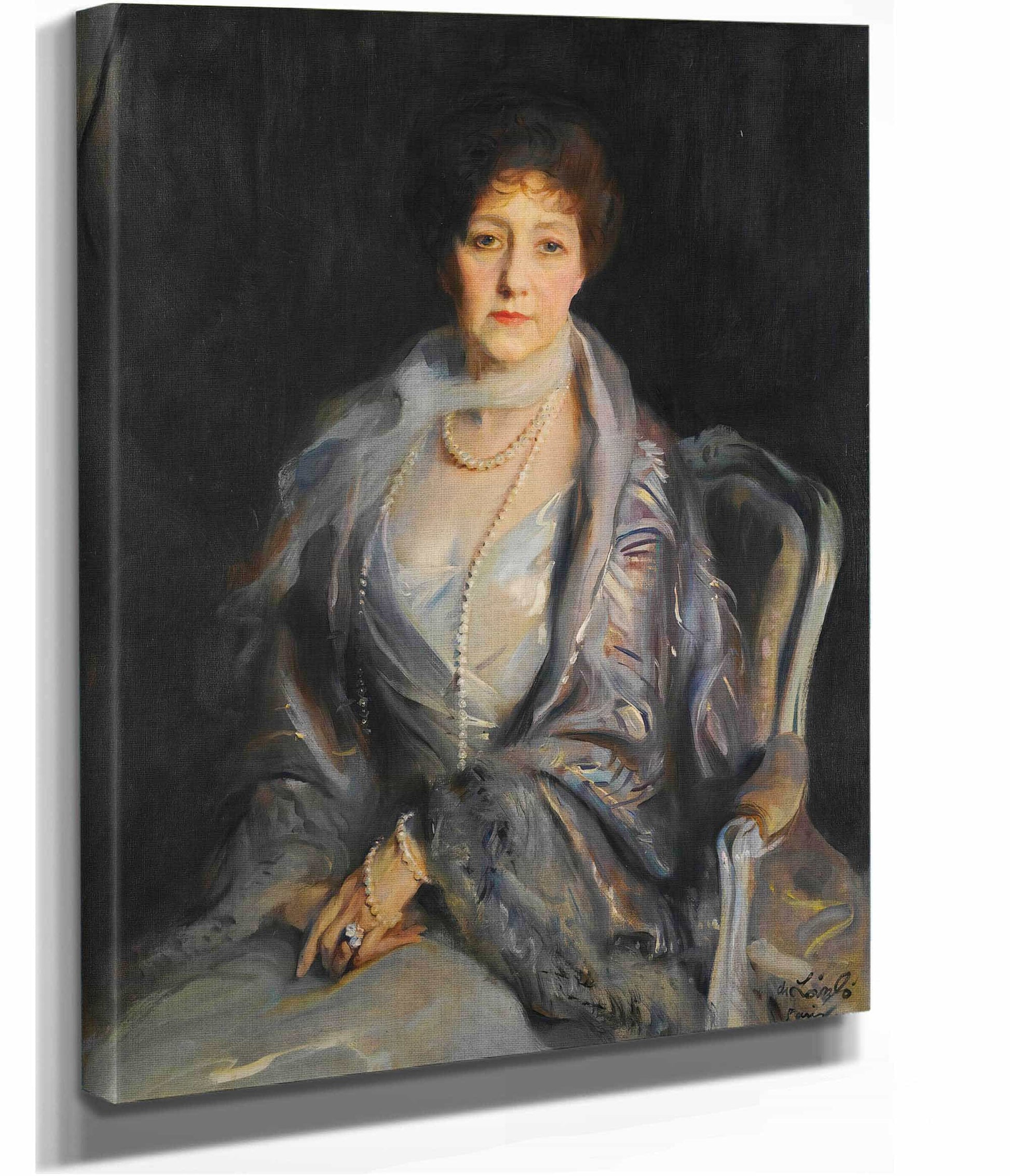 Portrait Of A Lady by Philip Alexius De Laszlo