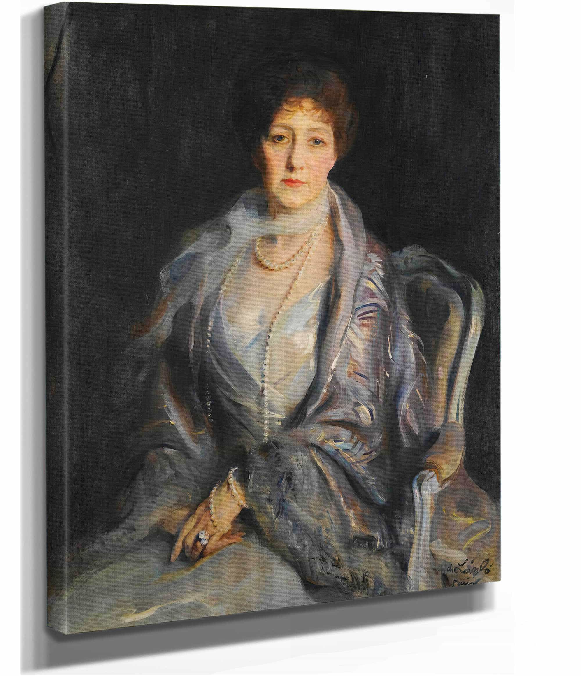 Portrait Of A Lady by Philip Alexius De Laszlo