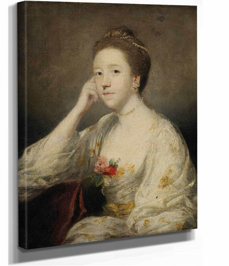 Portrait Of A Lady In White by Sir Joshua Reynolds