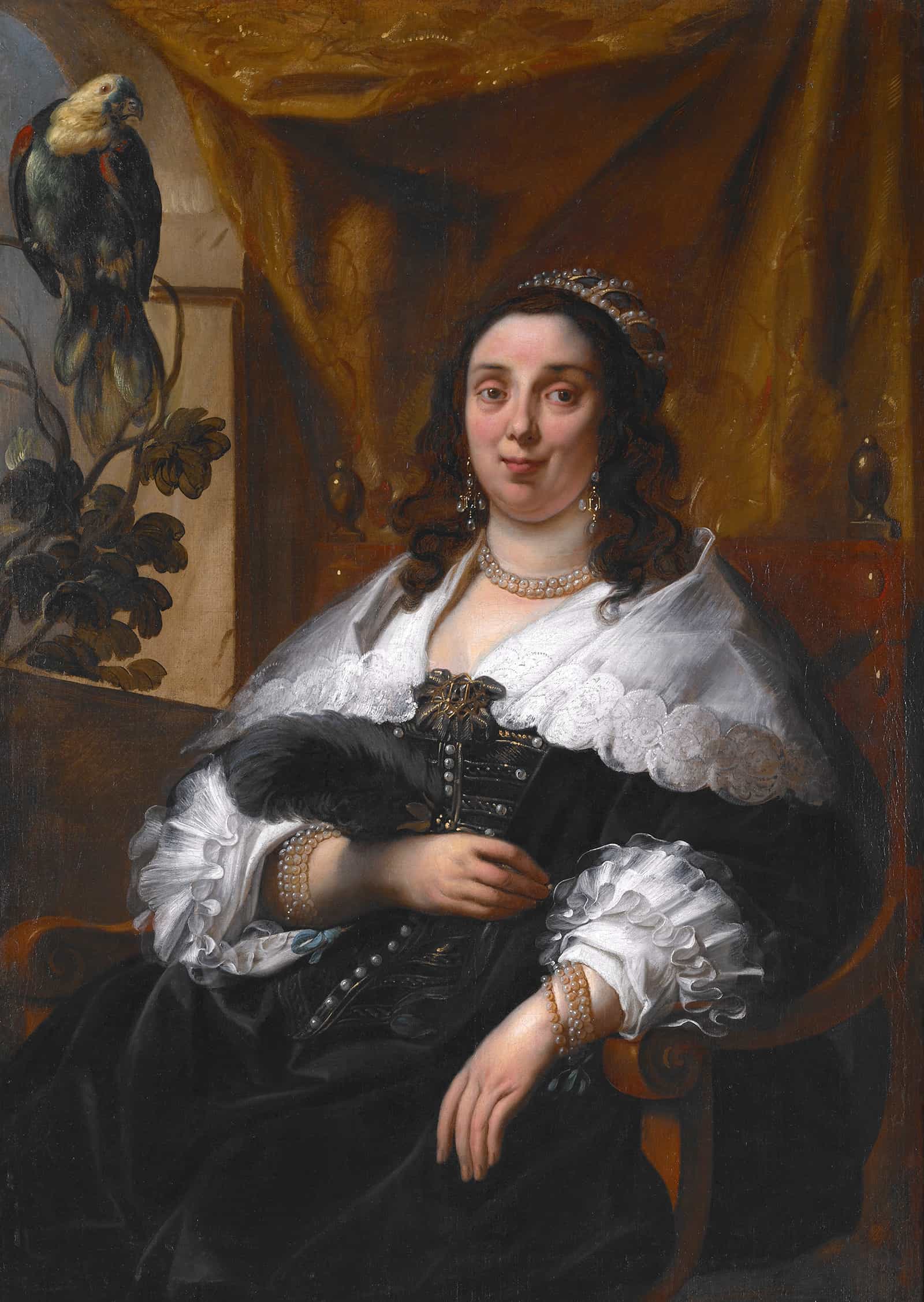 Portrait Of A Lady Late S by Jacob Jordaens