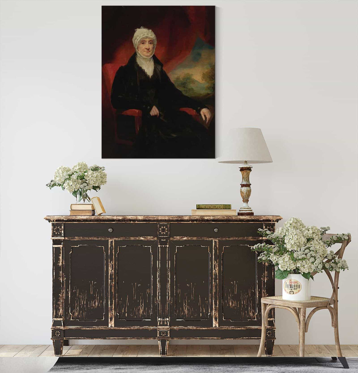 Portrait Of A Lady Said To Be Mrs Marion Corry Gilchrist by Sir Henry Raeburn