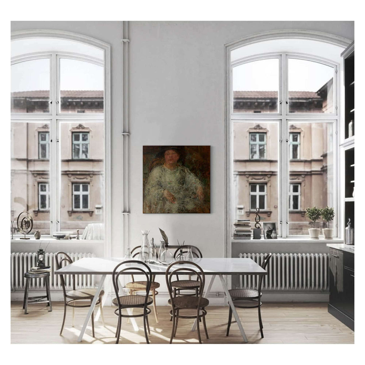 Portrait Of A Lady With Glasses by Olga Boznanska