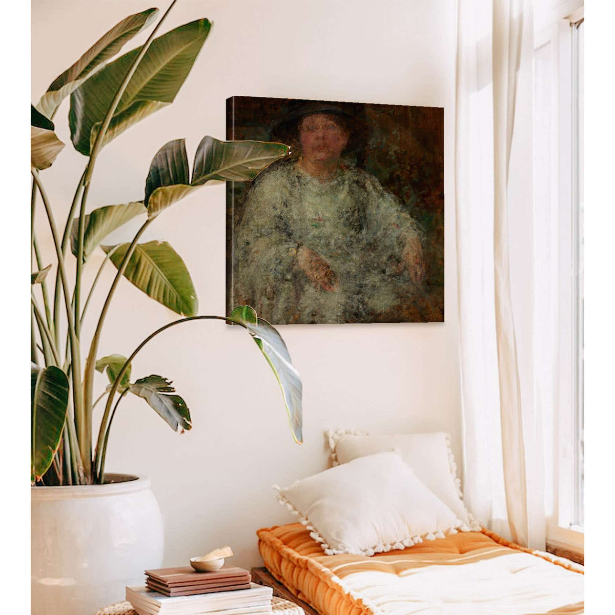 Portrait Of A Lady With Glasses by Olga Boznanska