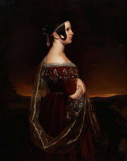 Portrait Of A Lady With Pearls by Ary Scheffer