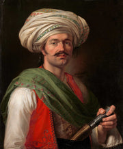 Portrait Of A Mameluke Said To Be Roustam Raza by Horace Vernet