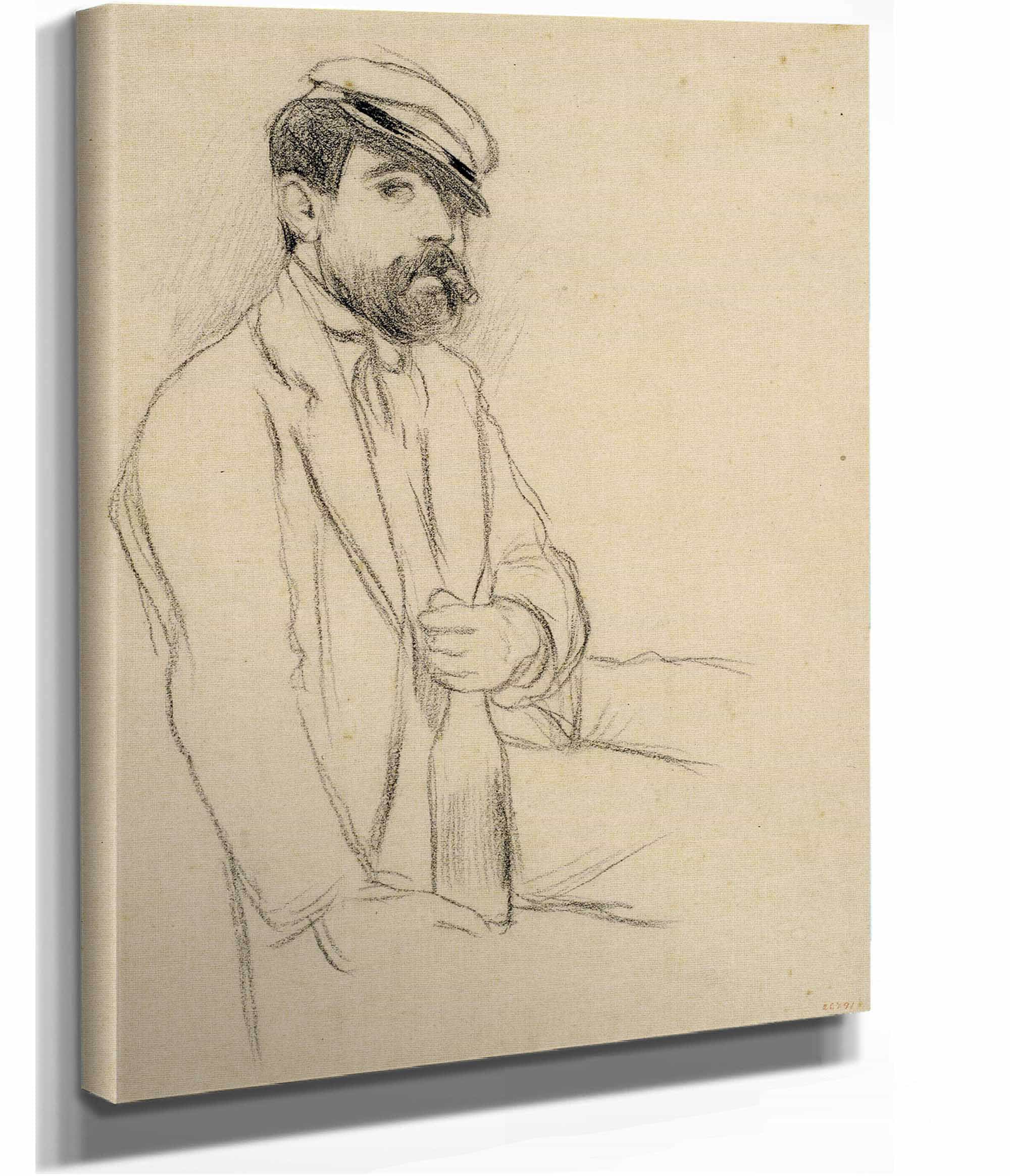 Portrait Of A Man Around by Santiago Rusinol
