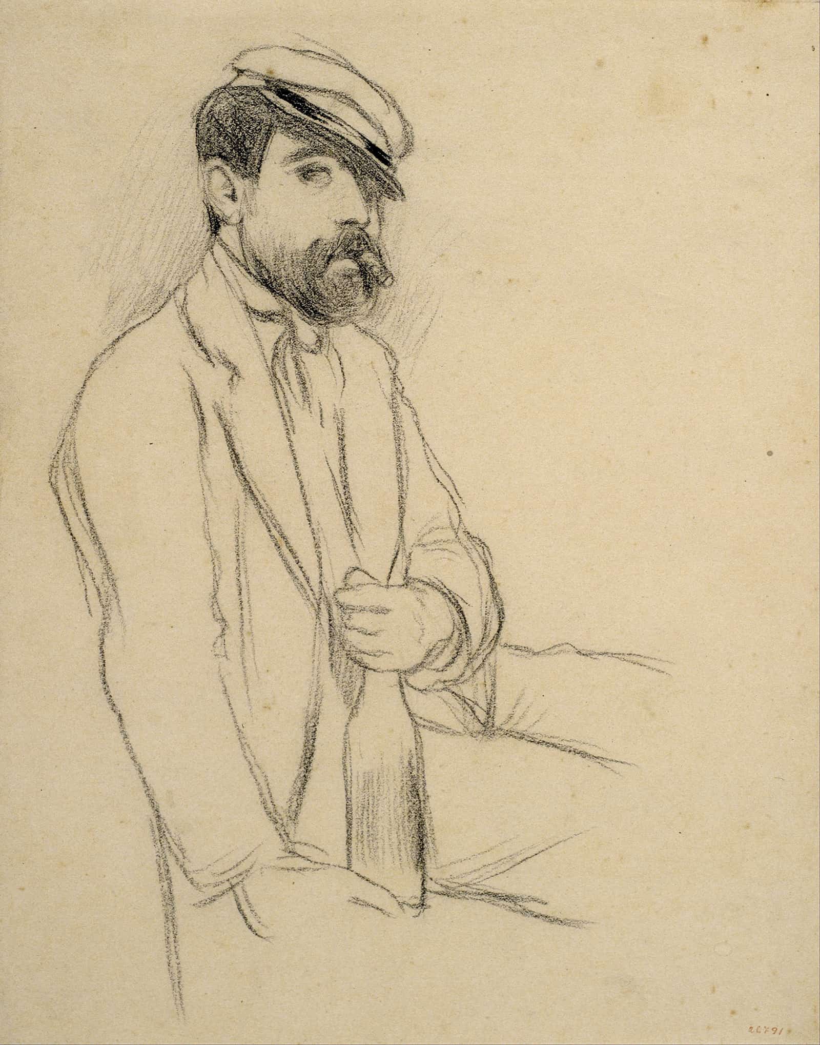 Portrait Of A Man Around by Santiago Rusinol
