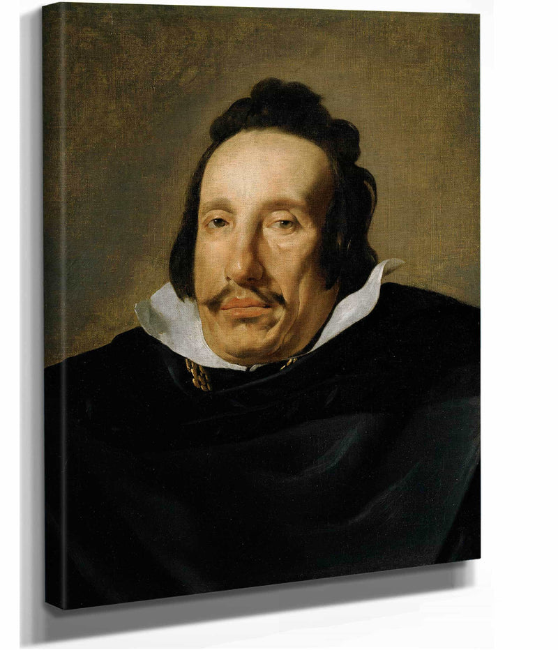 Portrait Of A Man Between And by Diego Velazquez