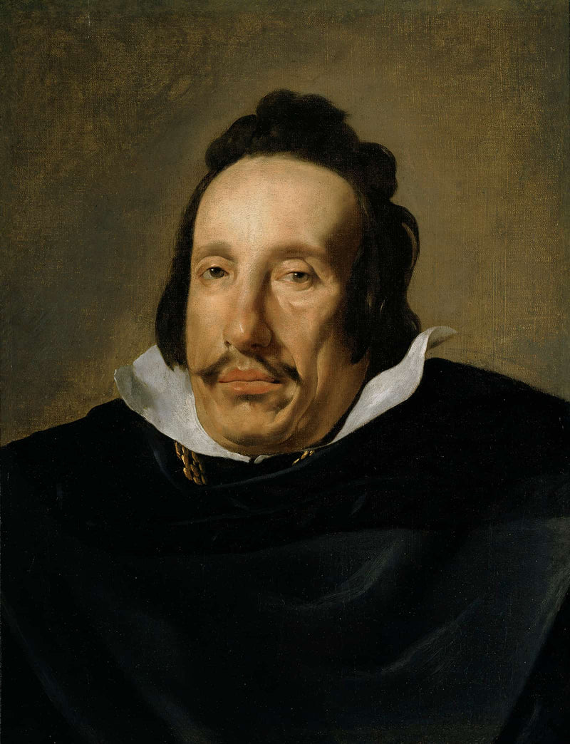 Portrait Of A Man Between And by Diego Velazquez