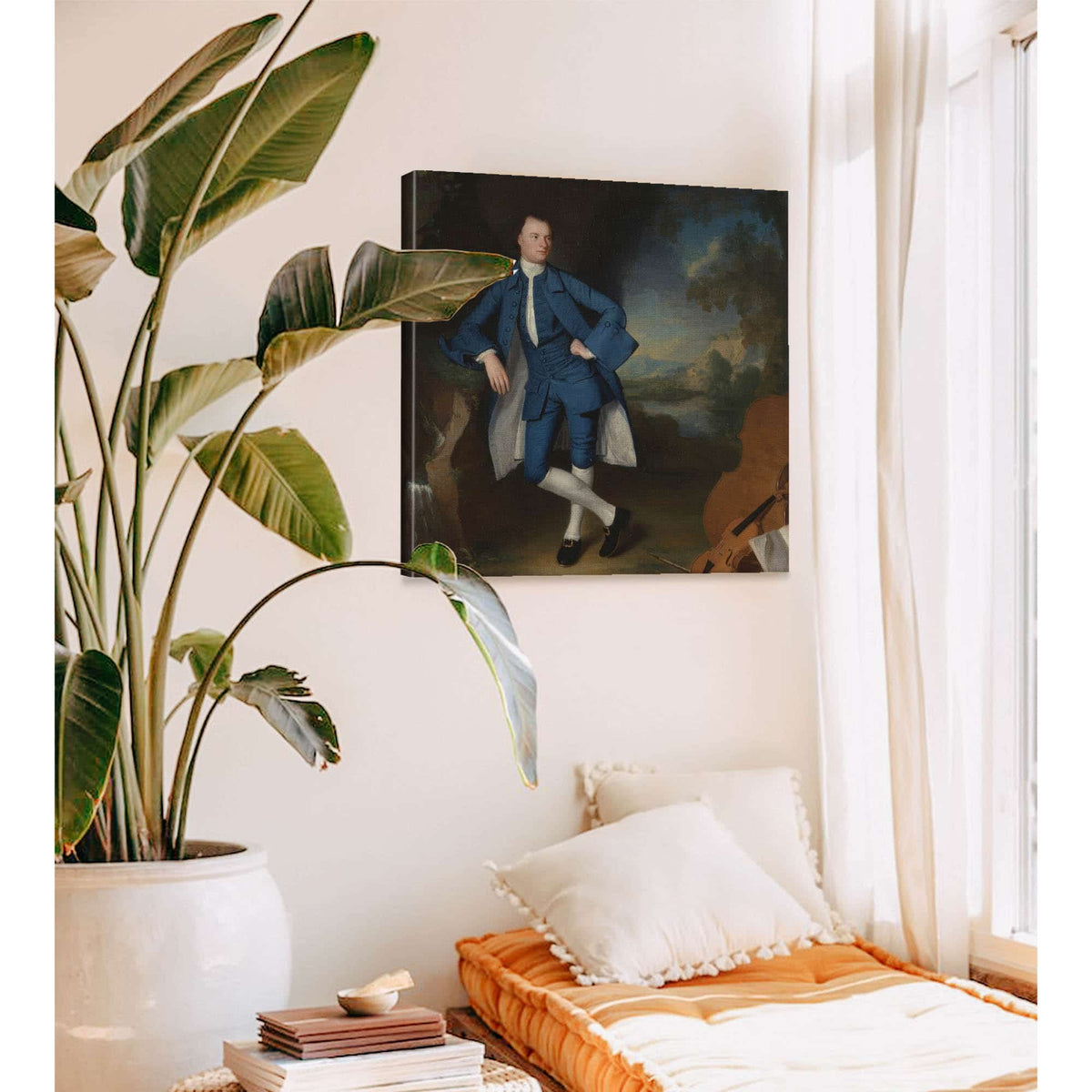 Portrait Of A Man Between And by George Romney