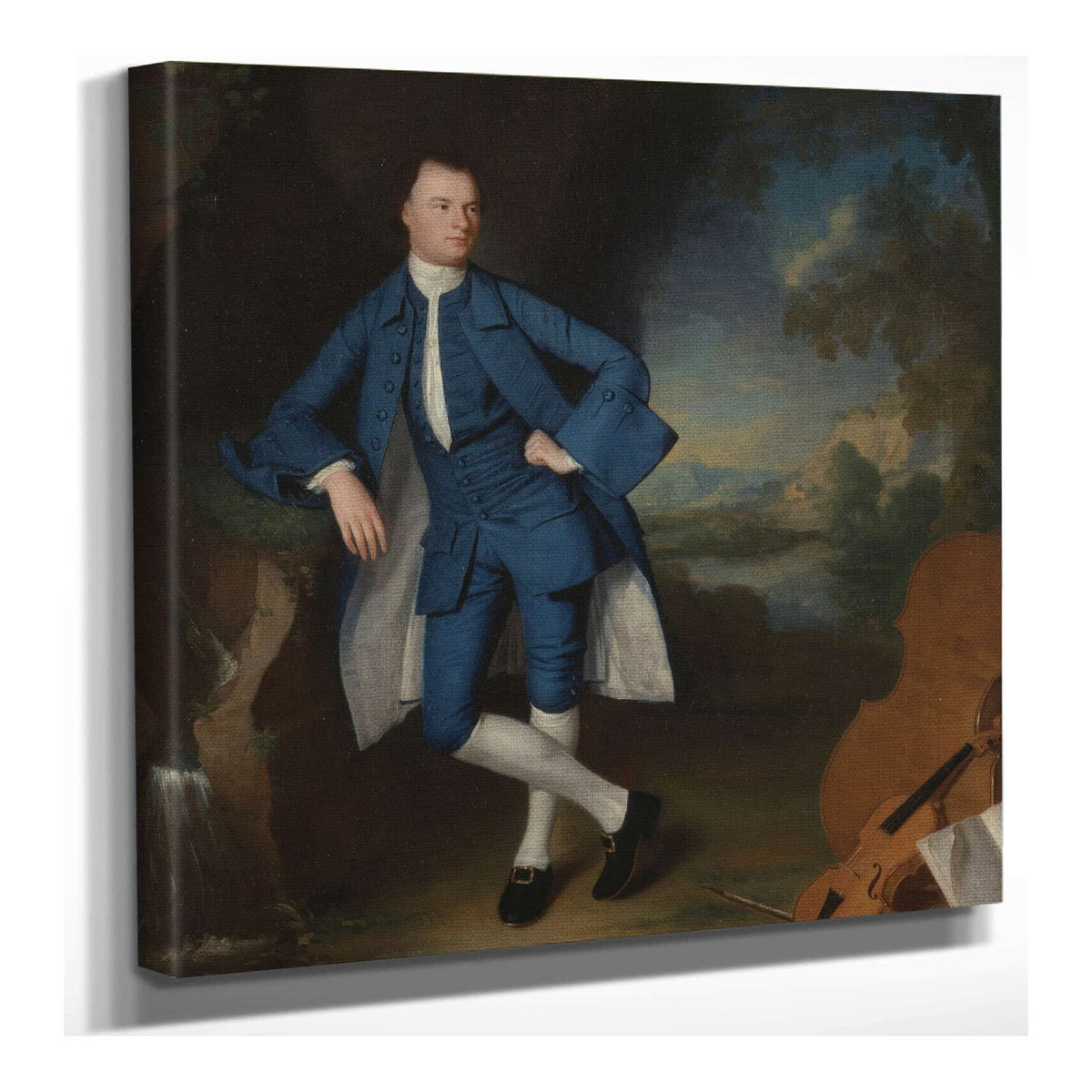 Portrait Of A Man Between And by George Romney