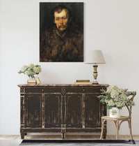 Portrait Of A Man Between And by William Merritt Chase