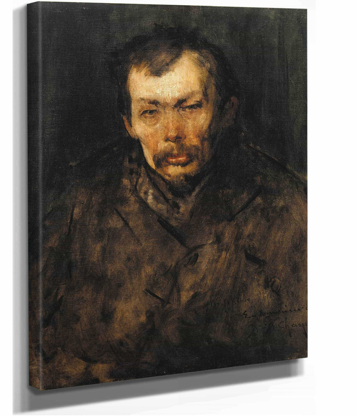 Portrait Of A Man Between And by William Merritt Chase