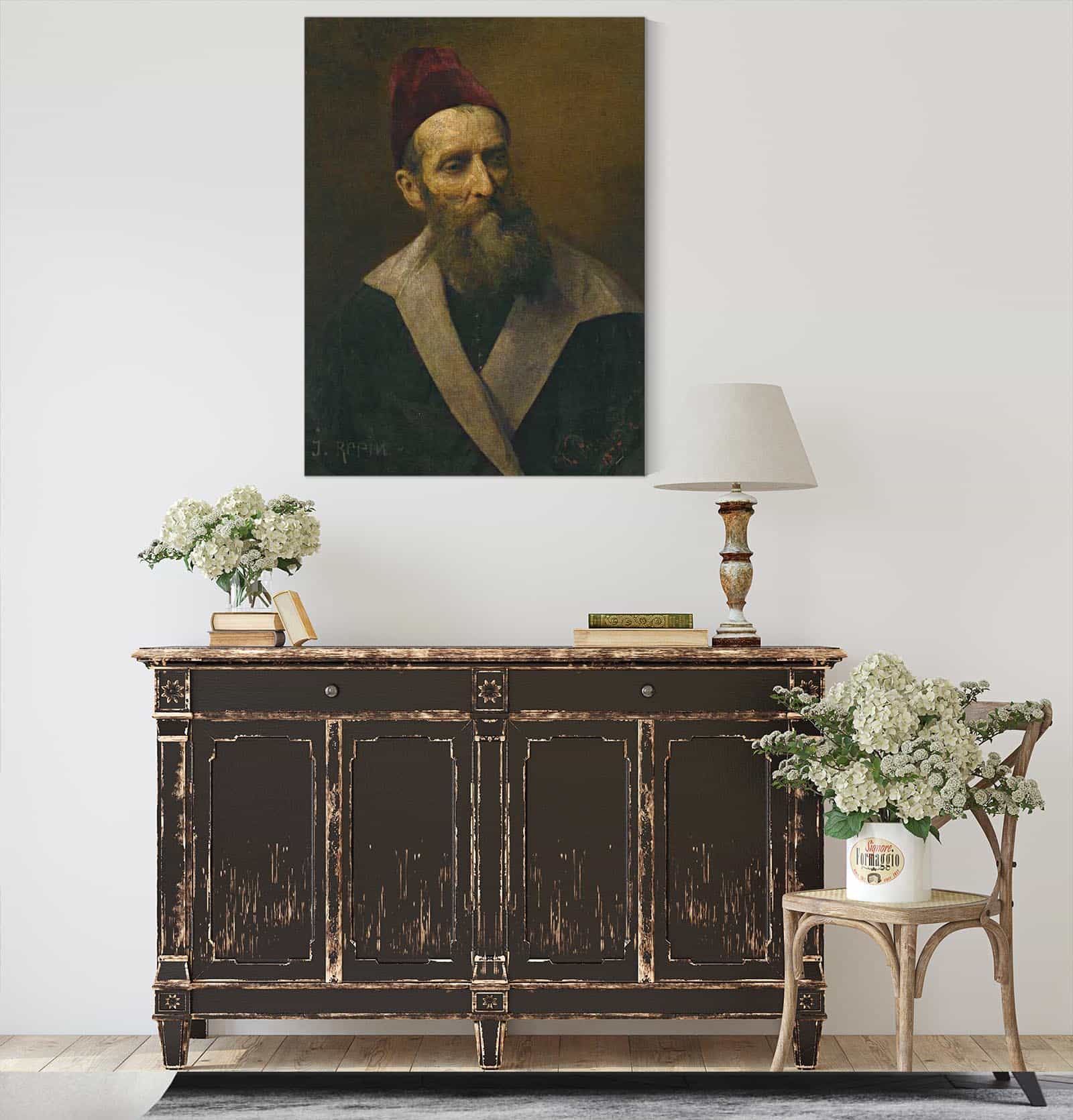 Portrait Of A Man by Ilya Efimovich Repin
