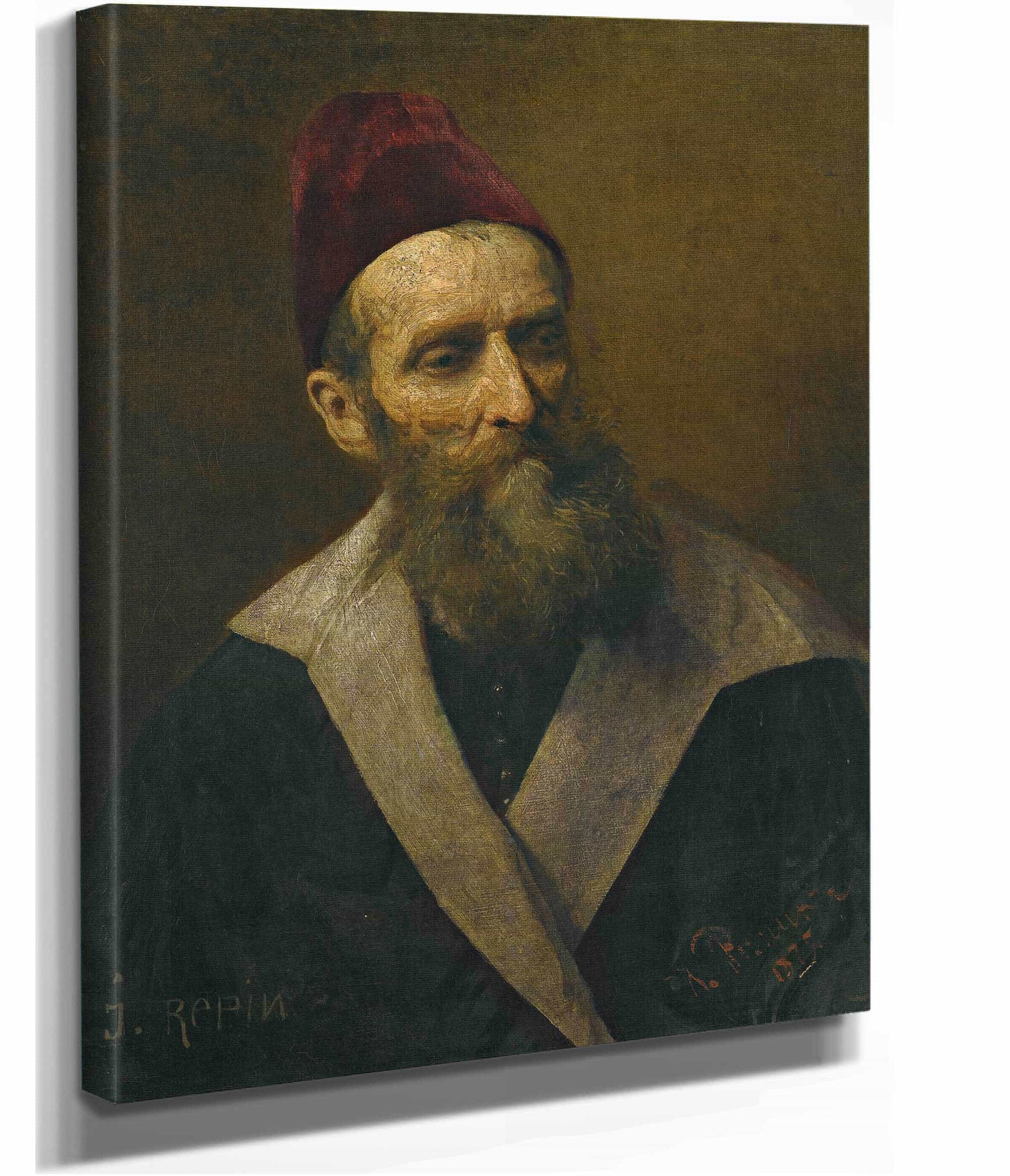 Portrait Of A Man by Ilya Efimovich Repin