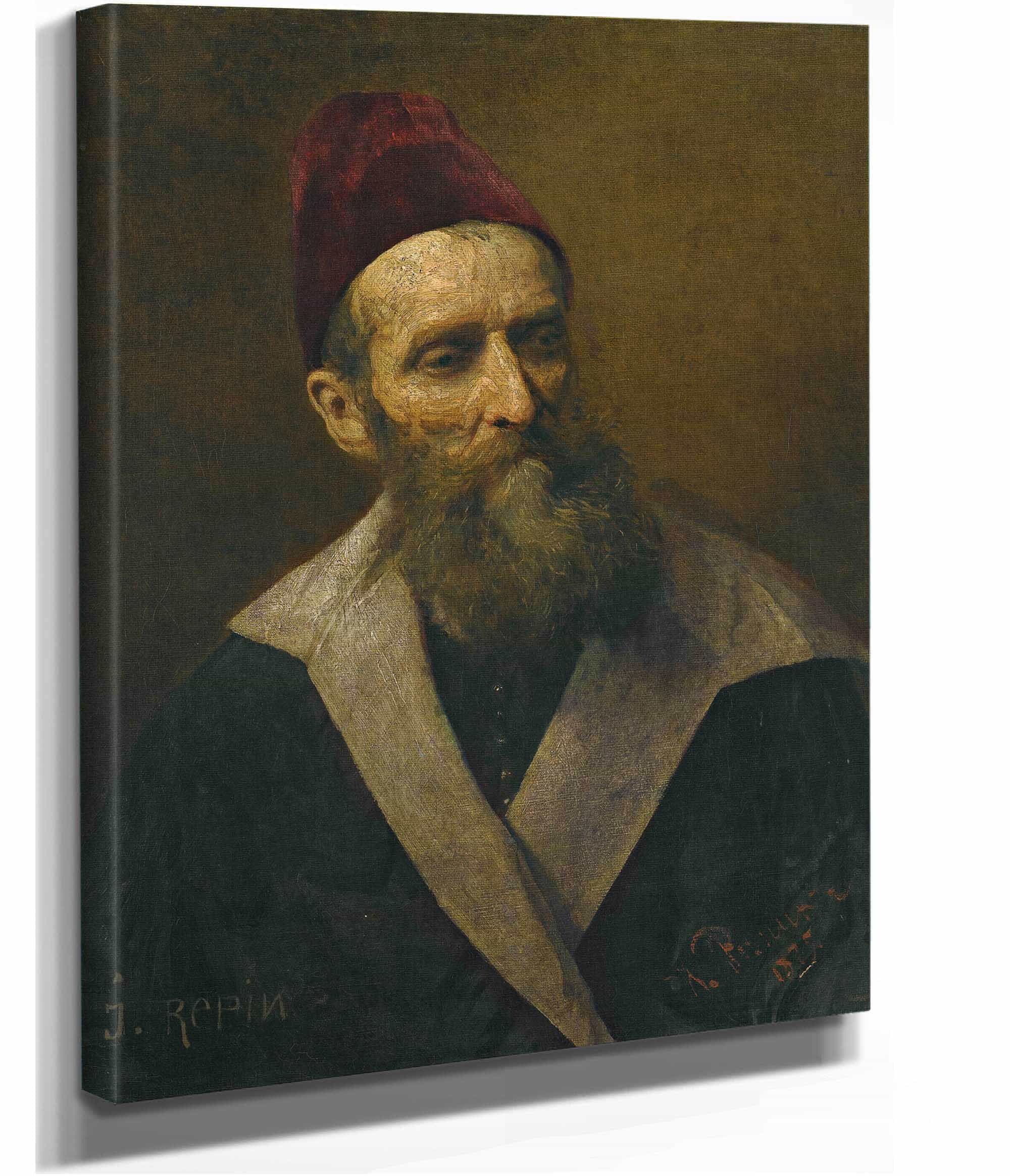 Portrait Of A Man by Ilya Efimovich Repin