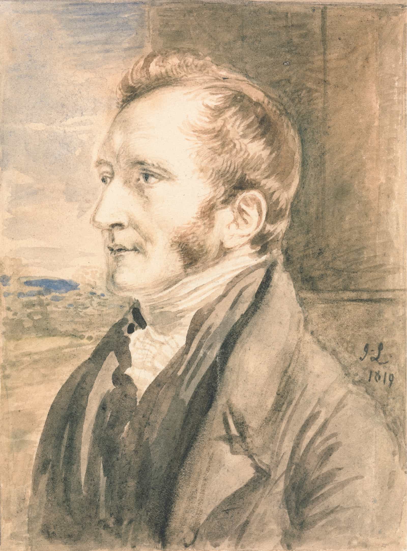 Portrait Of A Man by John Linnell