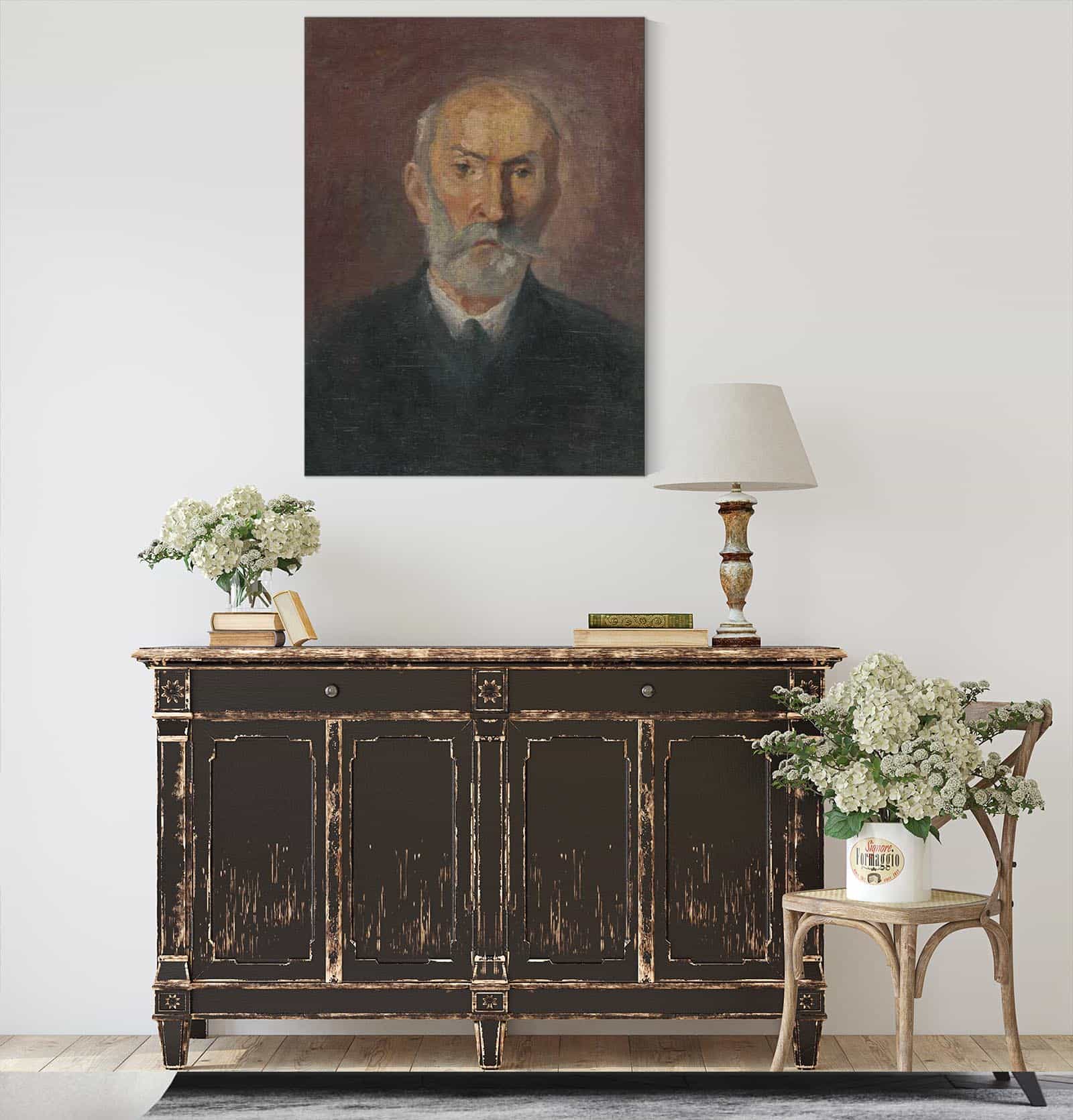 Portrait Of A Man  by Jozef Hanula