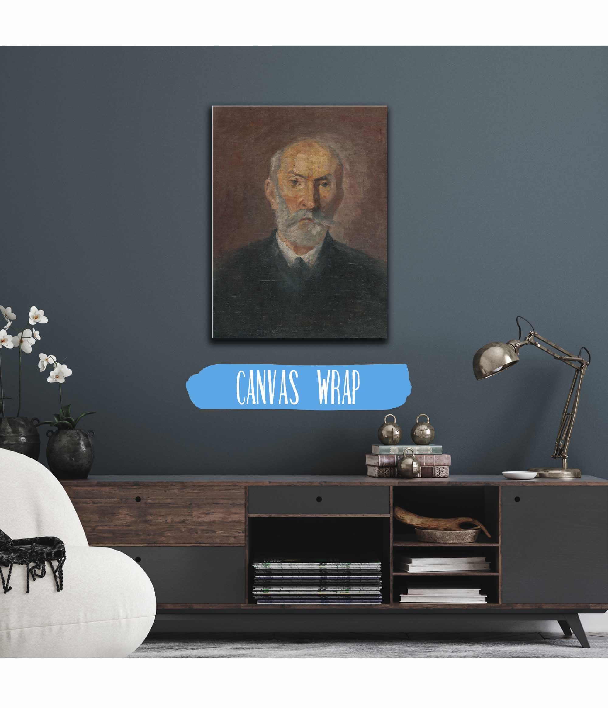 Portrait Of A Man  by Jozef Hanula