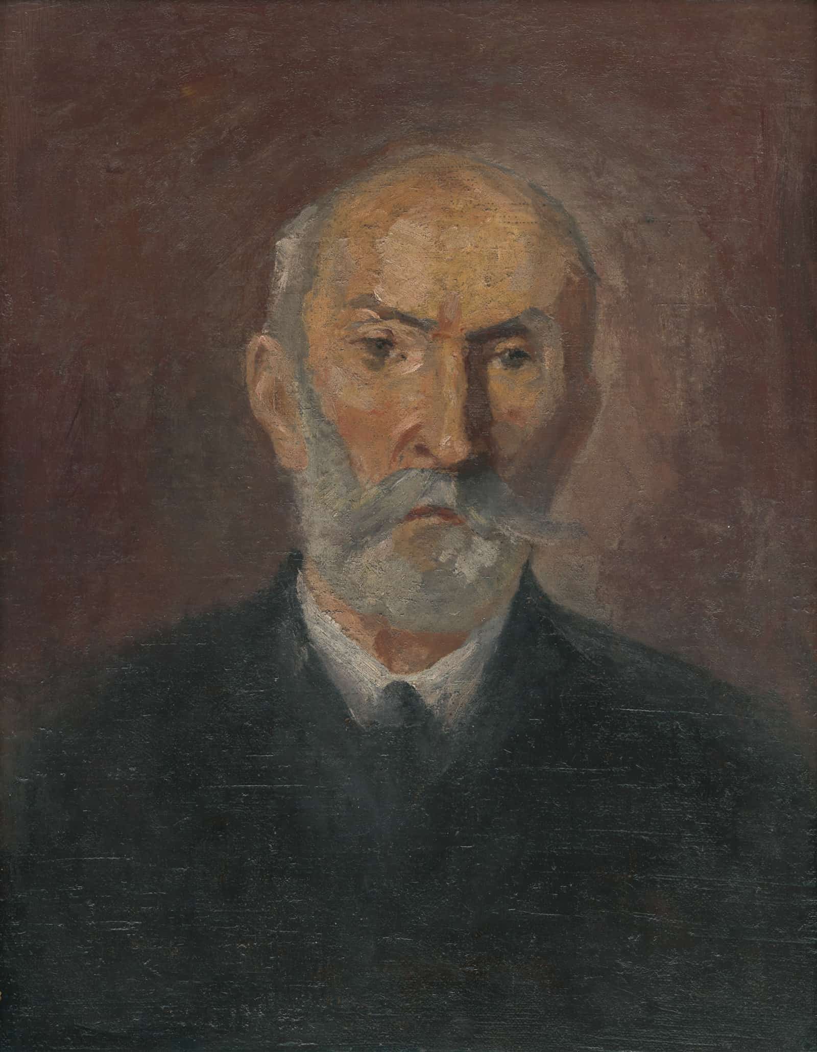 Portrait Of A Man  by Jozef Hanula