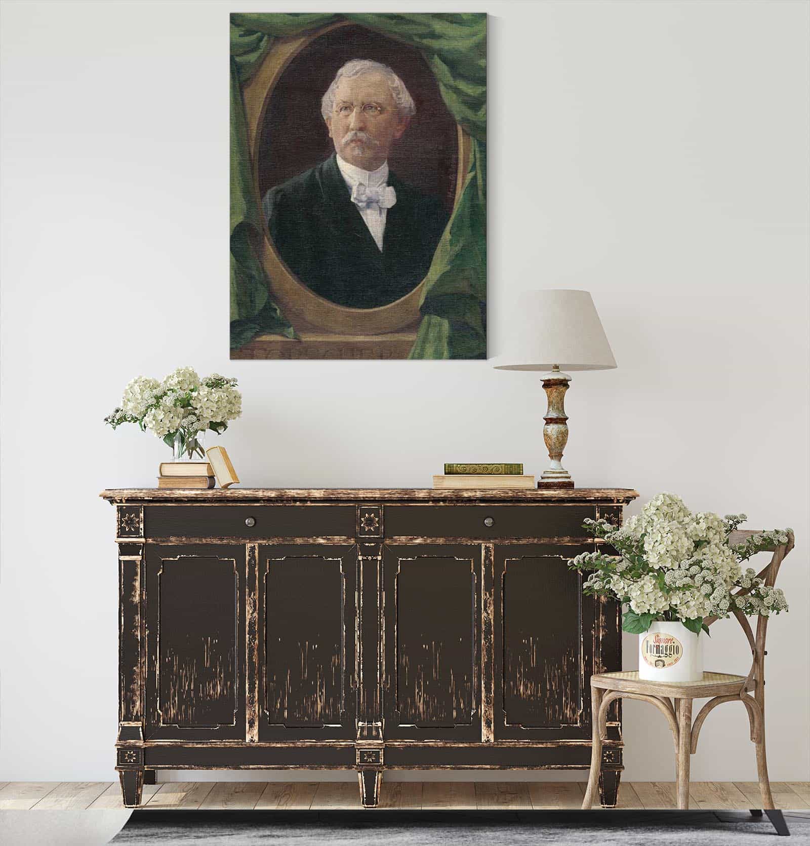 Portrait Of A Man  by Jozef Hanula