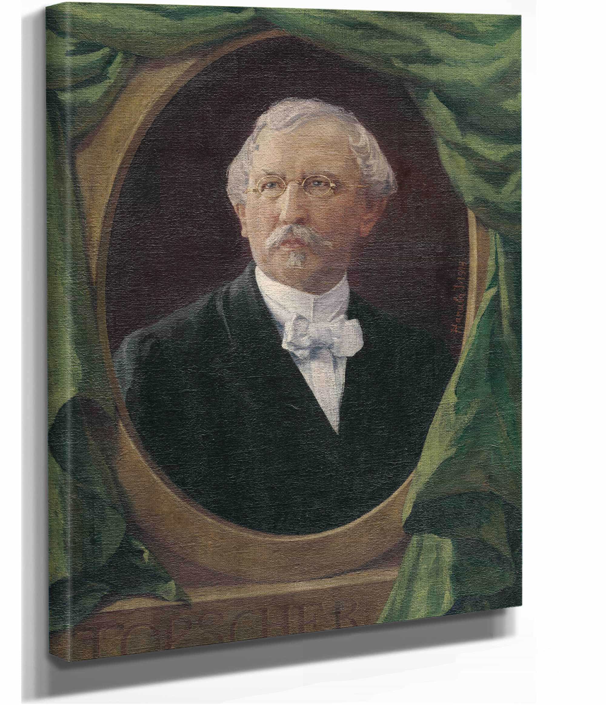 Portrait Of A Man  by Jozef Hanula