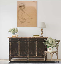 Portrait Of A Man by Santiago Rusinol