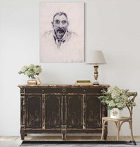 Portrait Of A Man by Santiago Rusinol