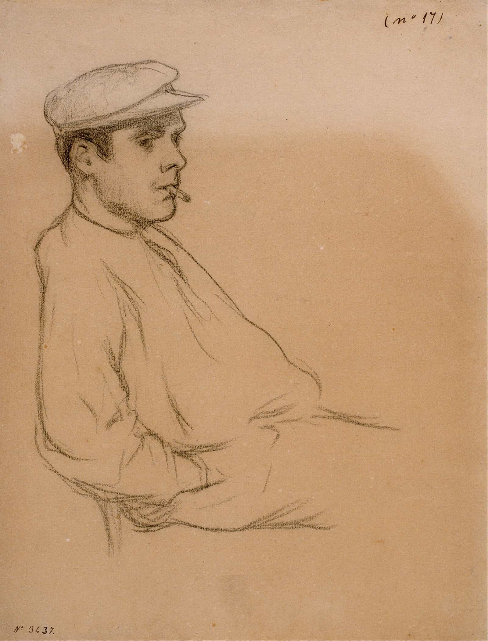 Portrait Of A Man by Santiago Rusinol