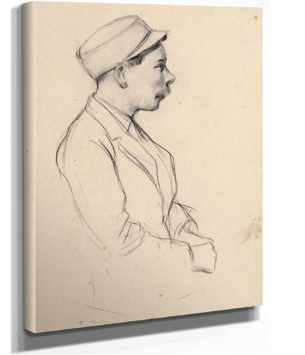 Portrait Of A Man by Santiago Rusinol