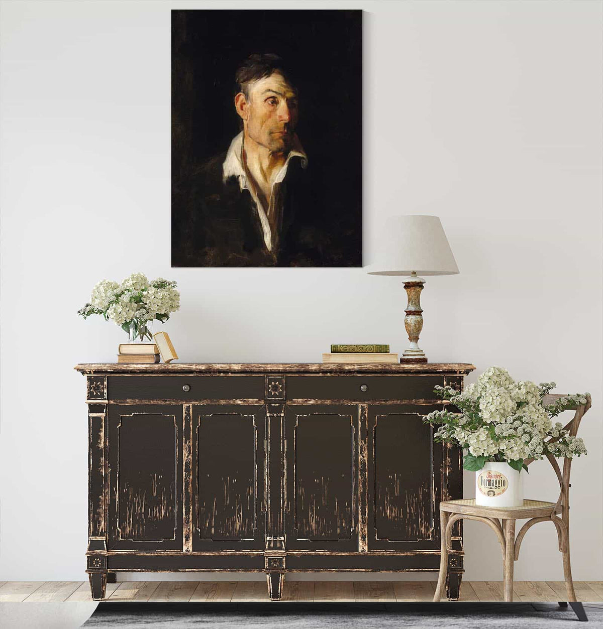 Portrait Of A Man Richard Creifelds by Frank Duveneck